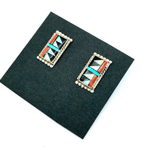 Load image into Gallery viewer, Intricate Inlay Earrings
