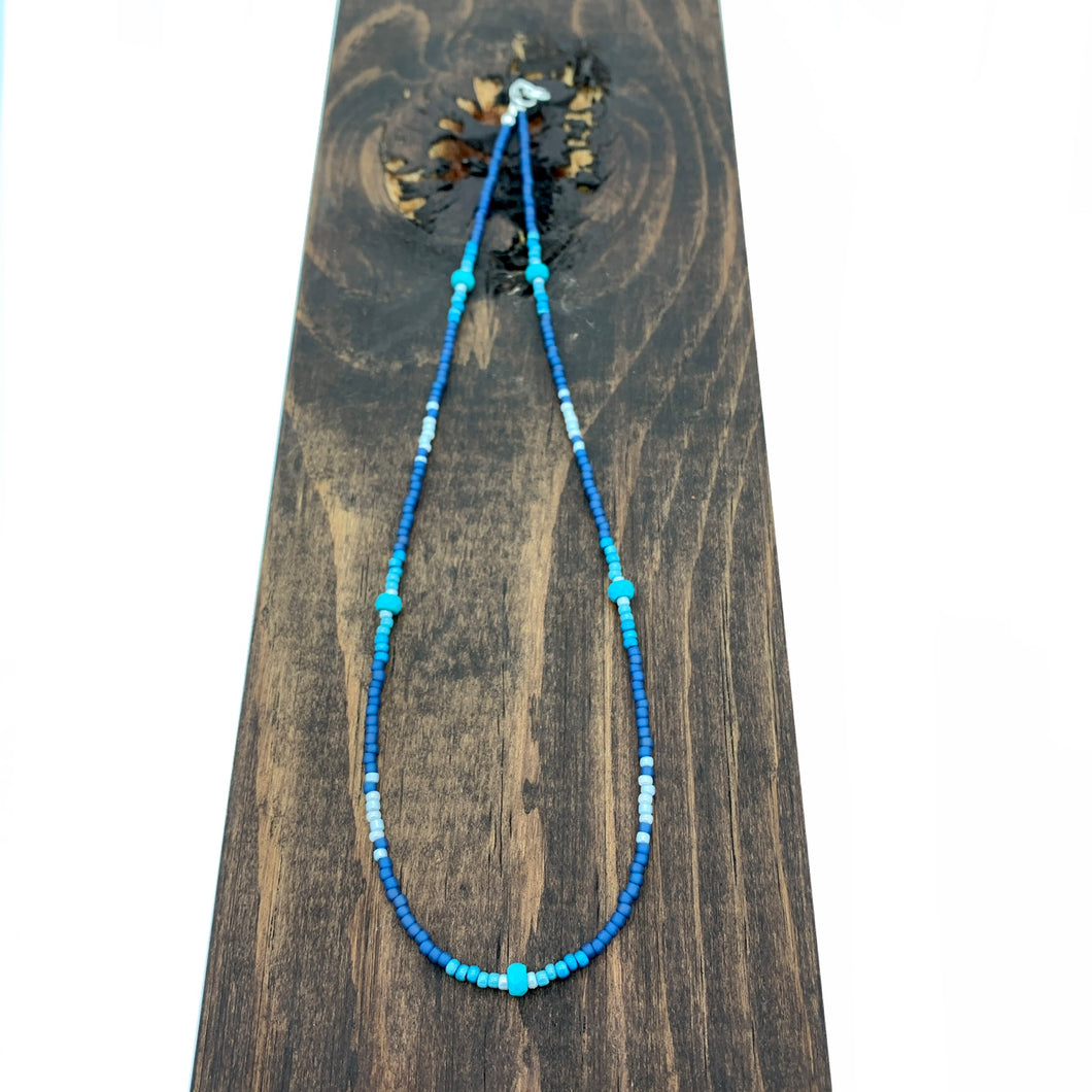 Midnight Skies Beaded Necklace