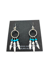 Load image into Gallery viewer, Feather Plume Earrings