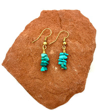Load image into Gallery viewer, Dainty Turquoise Dangles