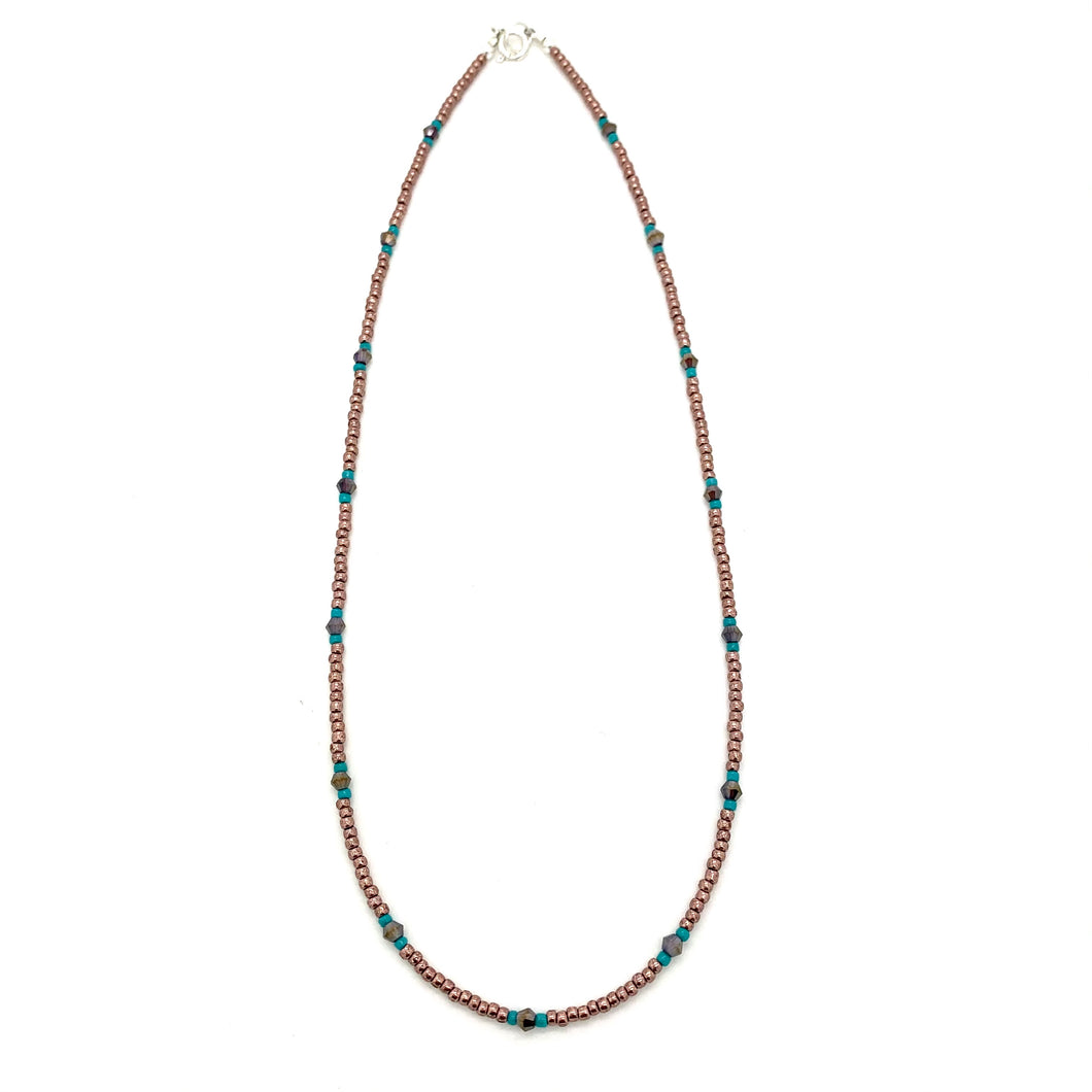Copper Mountain Beaded Necklace