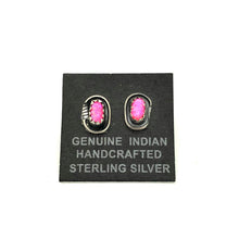 Load image into Gallery viewer, Pink Sunset Opal Studs